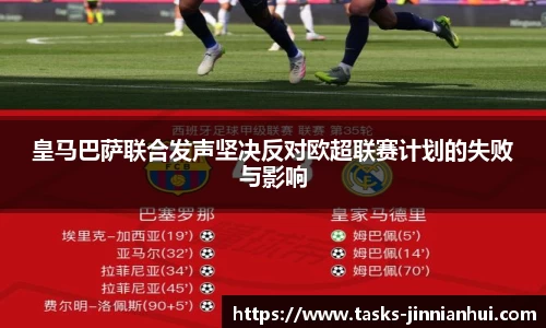 皇马巴萨联合发声坚决反对欧超联赛计划的失败与影响
