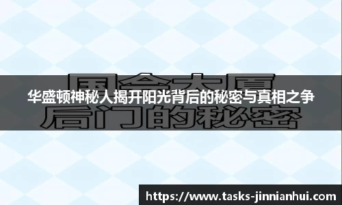 华盛顿神秘人揭开阳光背后的秘密与真相之争