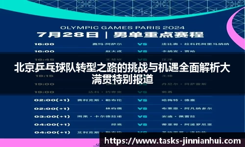 北京乒乓球队转型之路的挑战与机遇全面解析大满贯特别报道